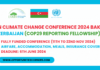 CCMP COP29 Reporting Fellowship Program