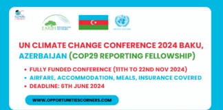 CCMP COP29 Reporting Fellowship Program