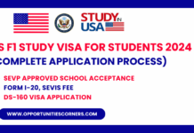 US F1 Study Visa For Students (Complete Application Process) US F1 Study Visa For Students