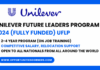 Unilever Future Leaders Program