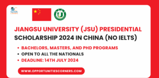 Jiangsu University (JSU) Presidential Scholarship