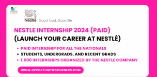 Nestle Internship 2024