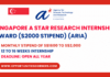 Singapore A Star Research Internship Award