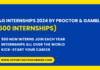 P&G Internships 2024