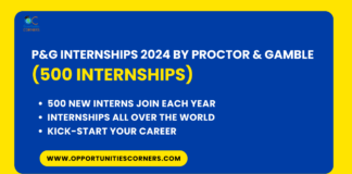P&G Internships 2024