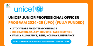UNICEF Junior Professional Officer Program
