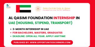 Al Qasimi Foundation Internship