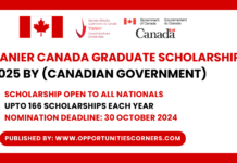Vanier Canada Graduate Scholarship 2025 by Canadian Government Vanier Canada Graduate Scholarship 2025