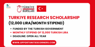 Turkiye Research Scholarship