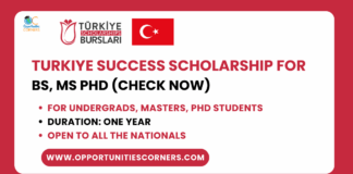 Turkiye Success Scholarship