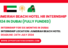 Jumeirah Beach Hotel HR Internship