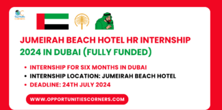 Jumeirah Beach Hotel HR Internship