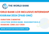 World Bank LCR Inclusive Internship Program