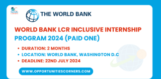 World Bank LCR Inclusive Internship Program