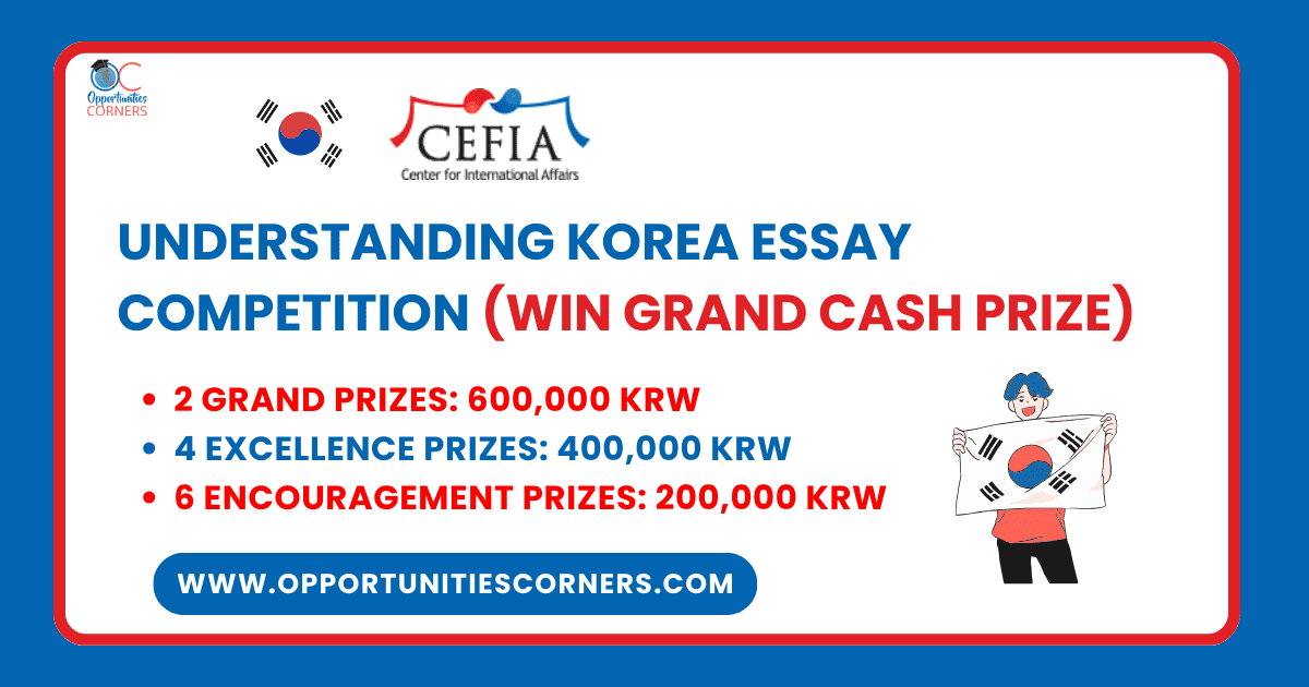 Understanding Korea Essay Competition 2024 (Win Cash Prize)