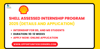 Shell Assessed Internship Program 2025