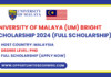 University of Malaya (UM) Bright Scholarship