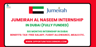 Jumeirah Al Naseem Internship