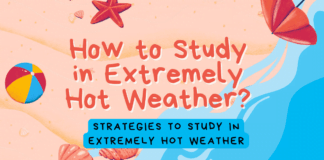 How to Study in Extremely Hot Weather