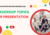 Leadership Topics For Presentation