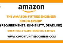 The Amazon Future Engineer Scholarship