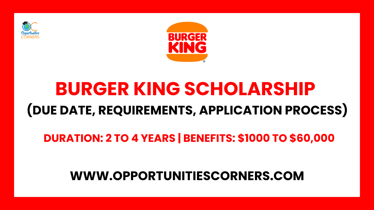 Burger King Scholarship