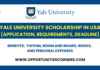 Yale University Scholarship
