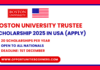 Boston University Trustee Scholarship