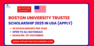 Boston University Trustee Scholarship