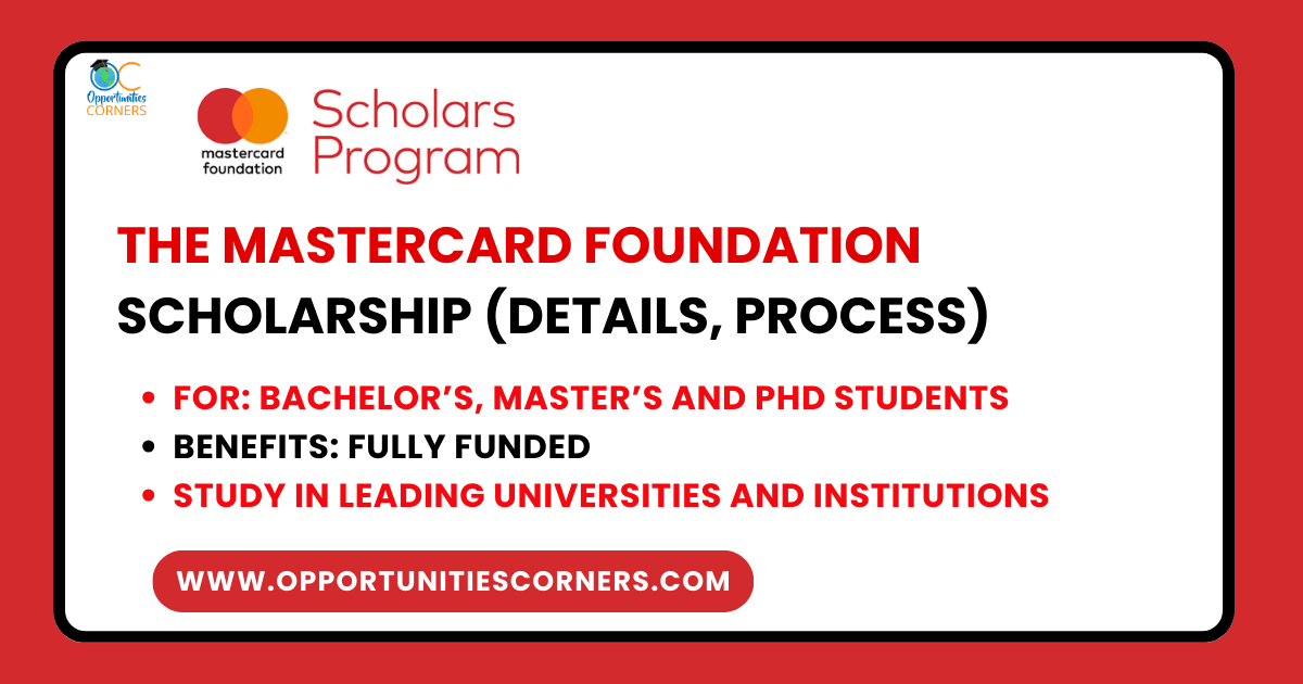 The Mastercard Scholarship 2024-25 Application Form, Monthly Stipends