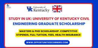 University of Kentucky Civil Engineering Graduate Scholarship