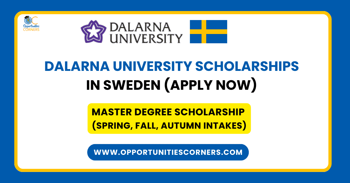 Dalarna University Scholarships in Sweden (Spring 2026 Intake)