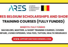 ARES Scholarship in Belgium 2027/28 (Fully Funded) ARES Scholarship in Belgium 2027