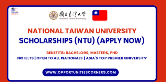 National Taiwan University Scholarships