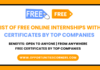 Free Online Internships With Certificates