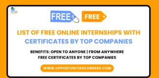 Free Online Internships With Certificates
