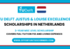 TU Delft Justus & Louise Excellence Scholarships