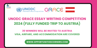 UNODC Grace Essay Writing Competition