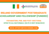 Ireland Government Postgraduate Scholarship