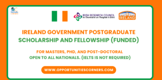 Ireland Government Postgraduate Scholarship