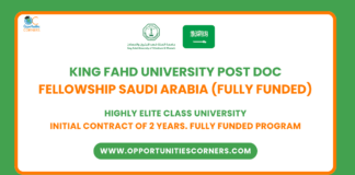King Fahd University Post Doc Fellowship