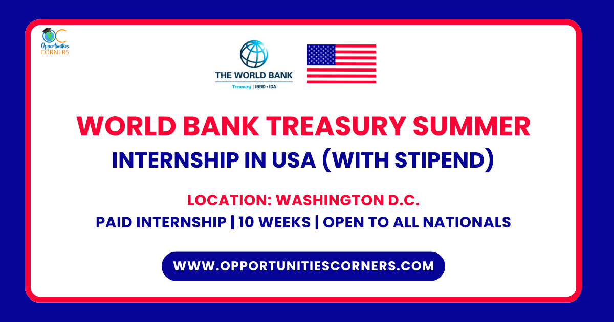 World Bank Treasury Summer Internship