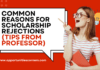 Common Reasons for Scholarship Rejections