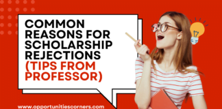 Common Reasons for Scholarship Rejections