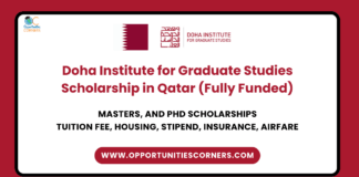 Doha Institute for Graduate Studies Scholarship