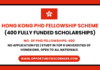 Hong Kong PhD Fellowship Scheme