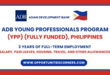 ADB Young Professional Program 2026 (ADB YPP) (Fully Funded) ADB Young Professional Program 2026