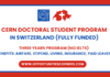 CERN Doctoral Student Program 2026