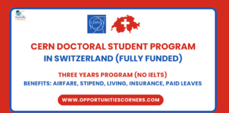 CERN Doctoral Student Program 2026