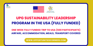 UPG Sustainability Leadership Program